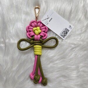 H&M Flower Bag Charm Keychain